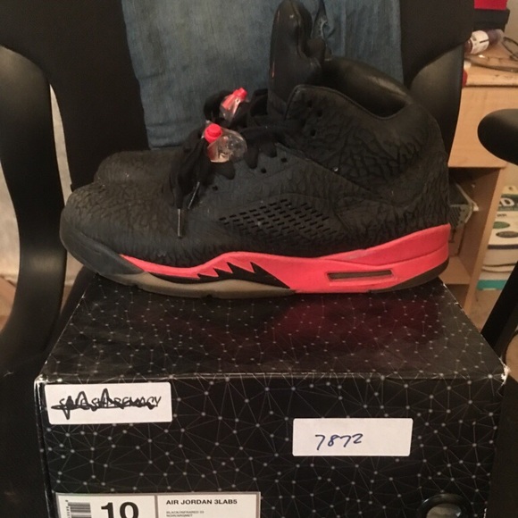 Jordan retro 5s 3lab5s - Picture 2 of 3